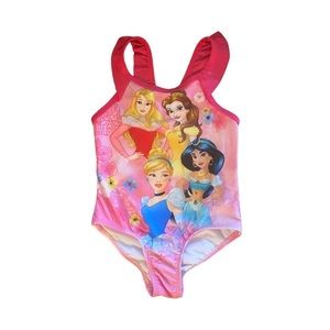 5/$15 Disney Princess Swimsuit Girls Size 4